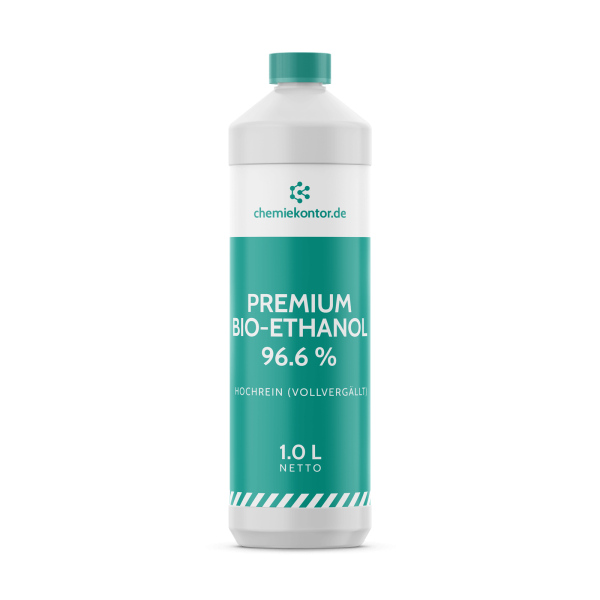 Premium Bio-Ethanol 96,6 % - hochrein (vollvergällt)