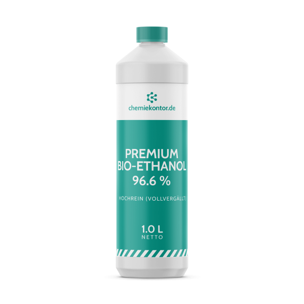 Premium bioethanol 96.6% - high purity (fully denatured)