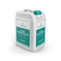 Hand disinfectant (base: ethanol) (5 kg) 5 Liter 5 Liter