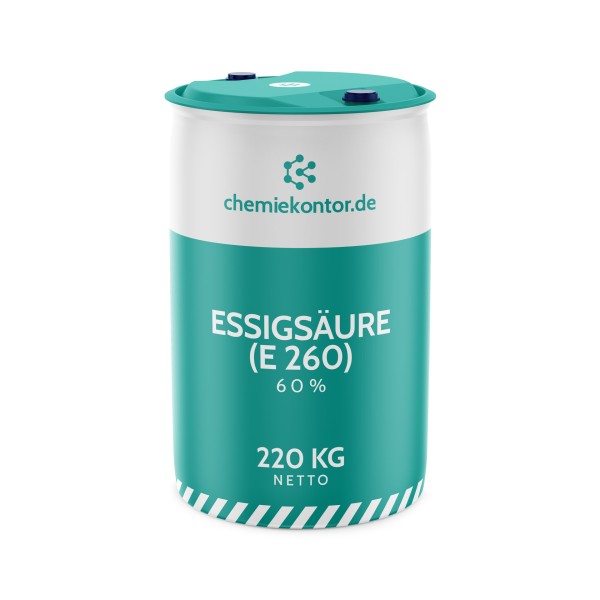 Acetic acid, 60% (E 260) - food grade (5 kg)