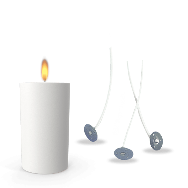 Pre-waxed candle wicks (for candle making) - pack of 10